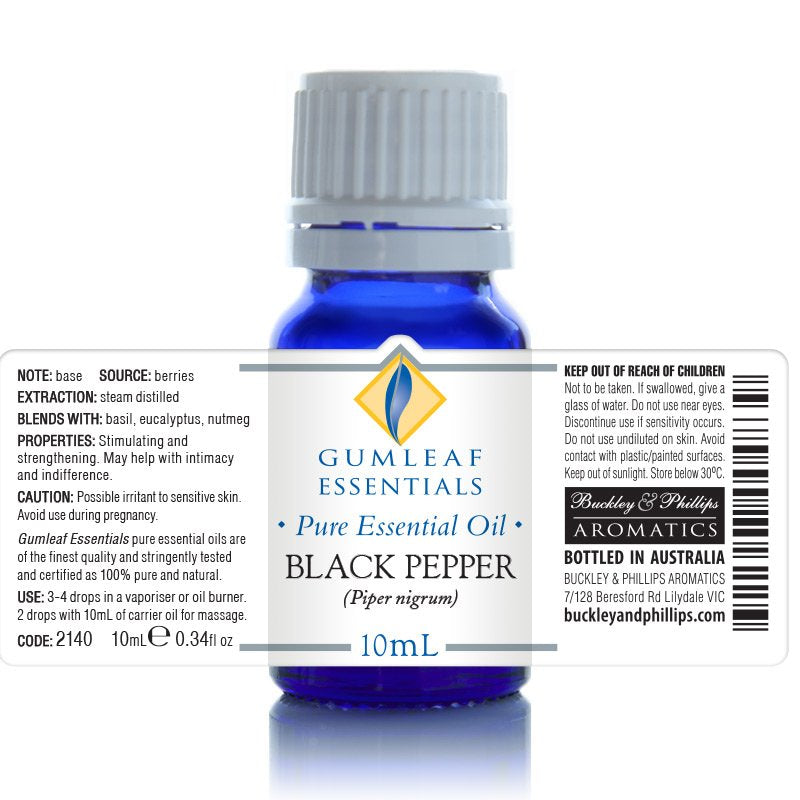 Essential Oil - Black Pepper (De-Stress)