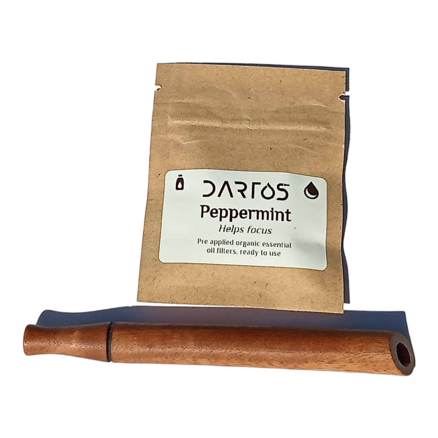 Dartos Original (Includes 5X Blank Filters) - Australian Hardwood, Wooden Aromatherapy Inhaler
